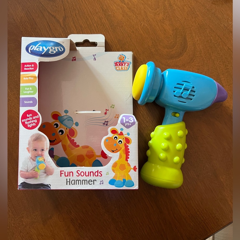 Playgo Fun Sounds Hammer with flashing lights learning toy